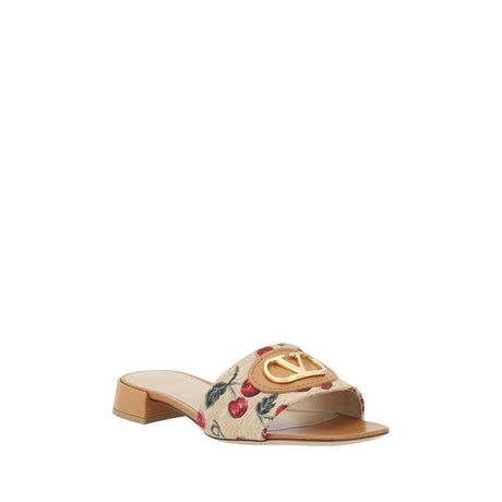 Valentino Garavani Cherry jacquard fabric Sandals - Hilstor