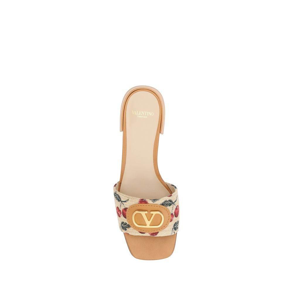 Valentino Garavani Cherry jacquard fabric Sandals - Hilstor