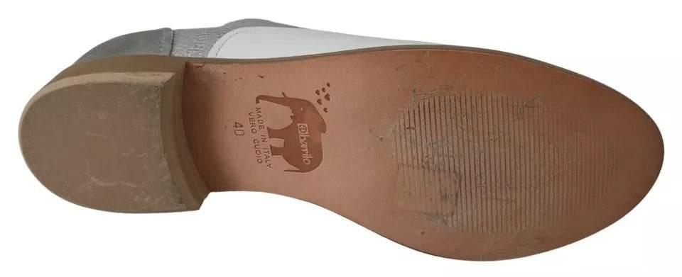 EBARRITO Multicolor Leather Slip-on Loafers Shoes - Hilstor