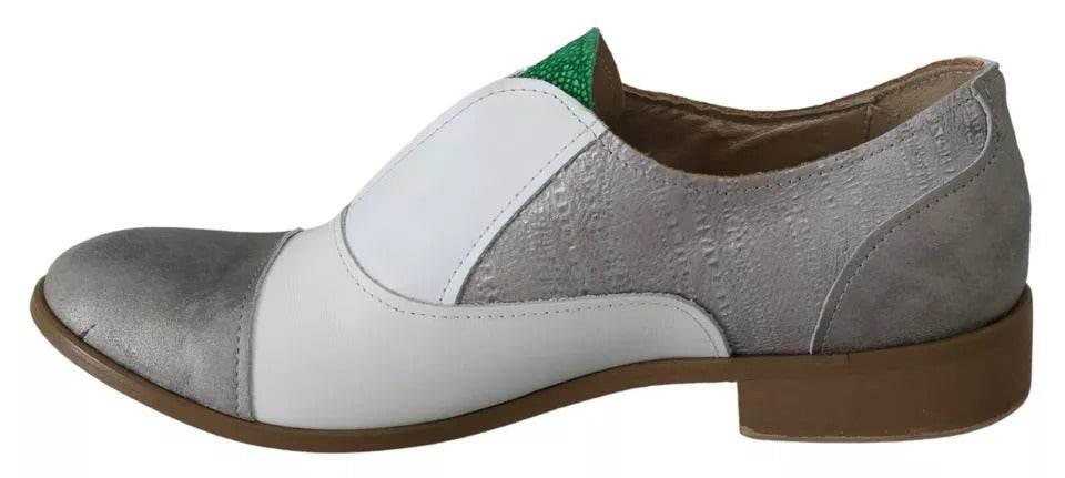 EBARRITO Multicolor Leather Slip-on Loafers Shoes - Hilstor