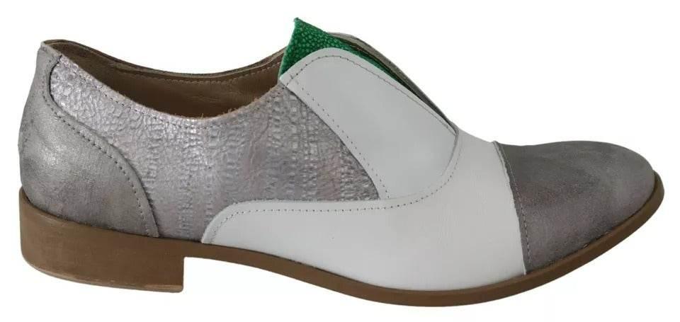 EBARRITO Multicolor Leather Slip-on Loafers Shoes - Hilstor