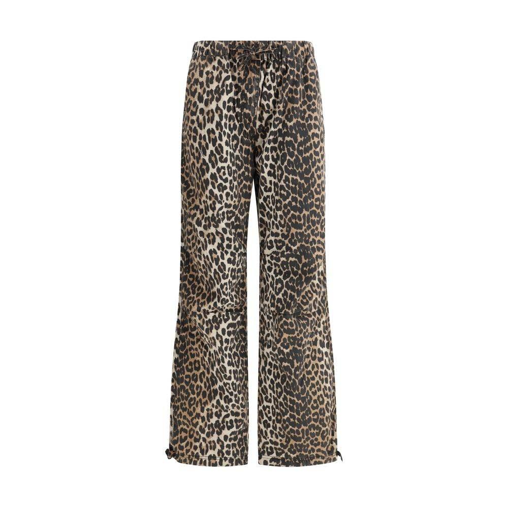 Ganni Leopard Pants - Hilstor