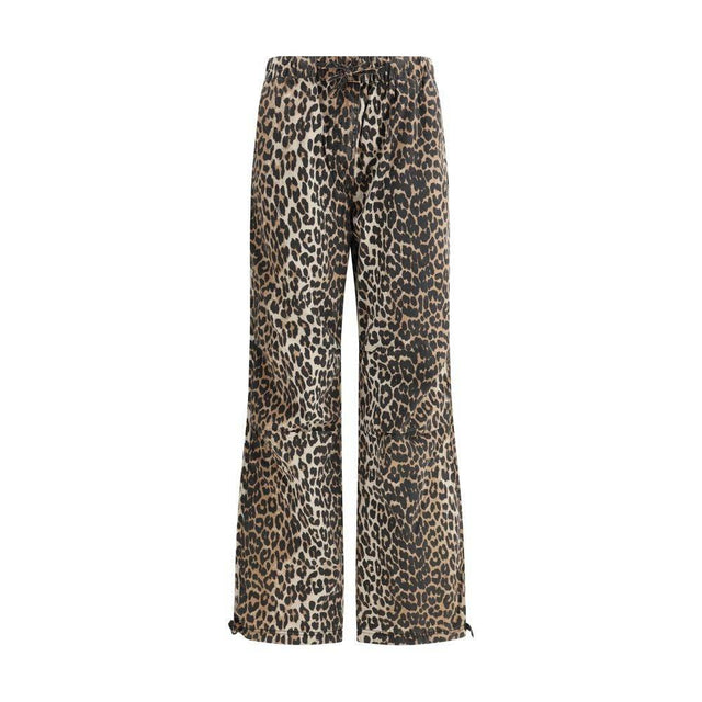 Ganni Leopard Pants - Hilstor