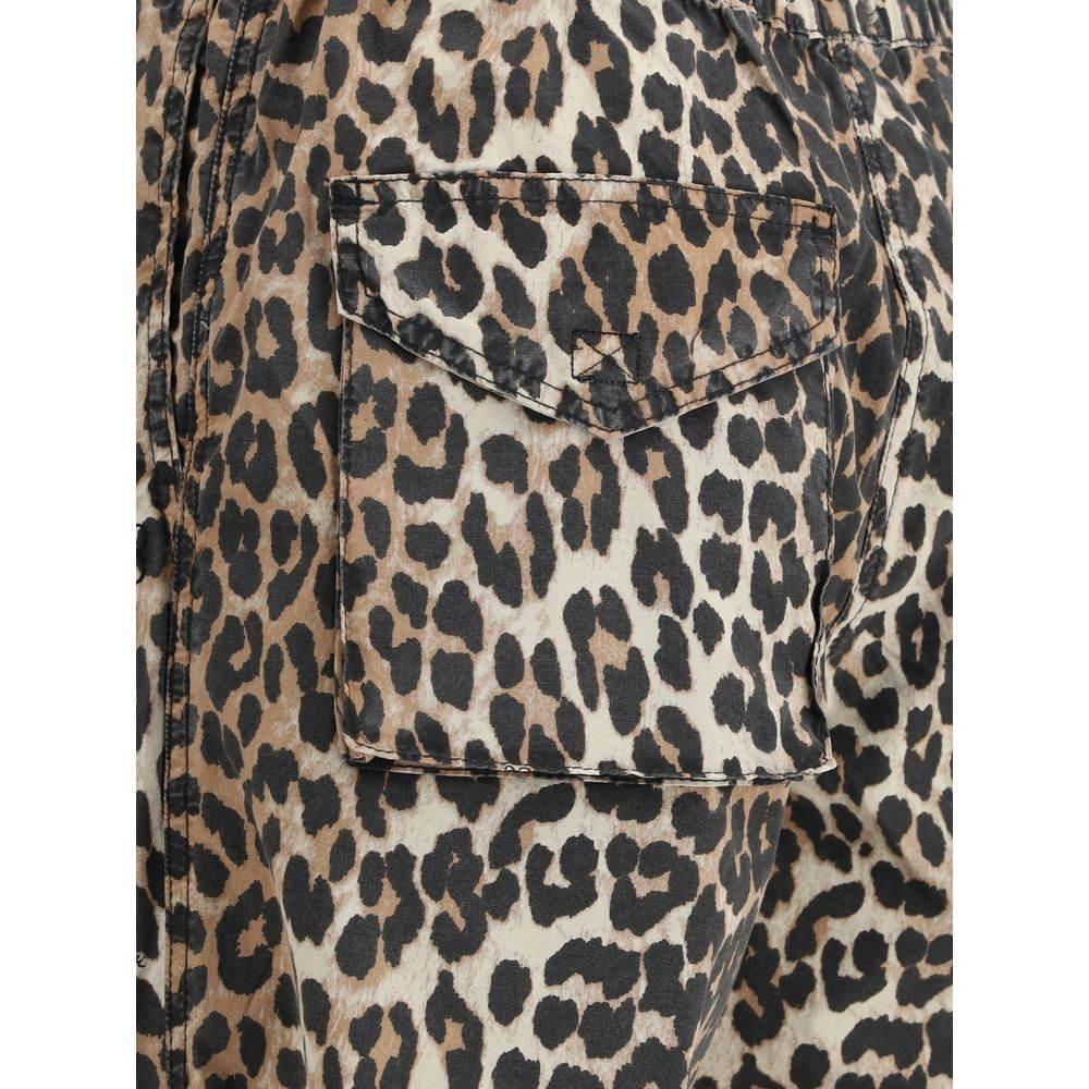 Ganni Leopard Pants - Hilstor