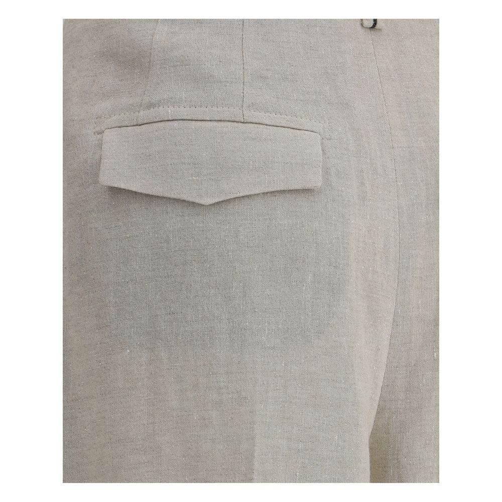 Brunello Cucinelli Linen Pants - Hilstor