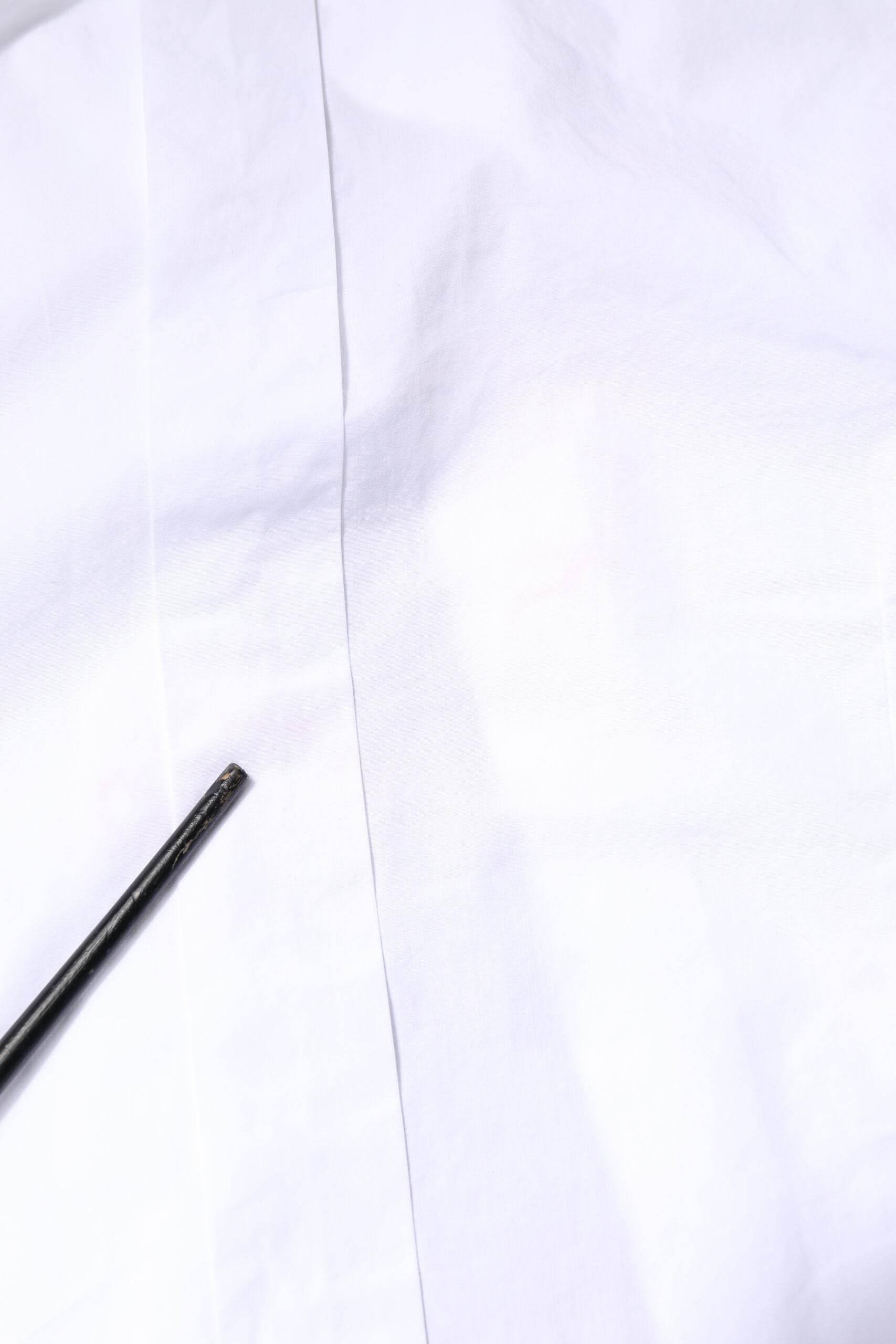 Dolce & Gabbana White GOLD CottonPoplin Bib Formal Dress Shirt - Hilstor