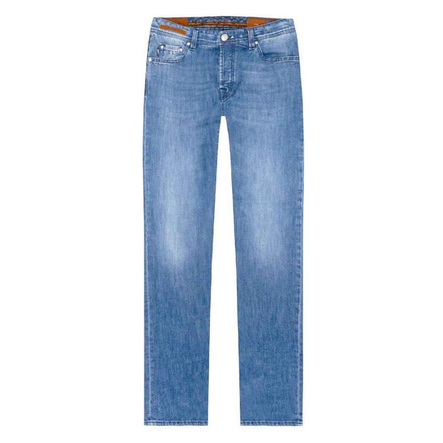 Tramarossa Blue Cotton Men Jeans - Hilstor