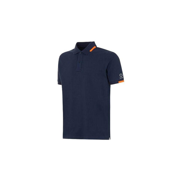 Suns Blue Cotton Polo Shirt - Hilstor