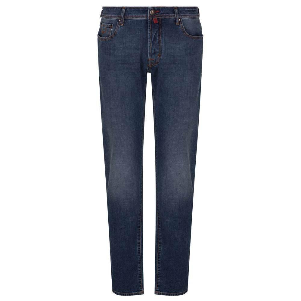 Jacob Cohen Blue Cotton Men's Slim Fit Jean - Hilstor