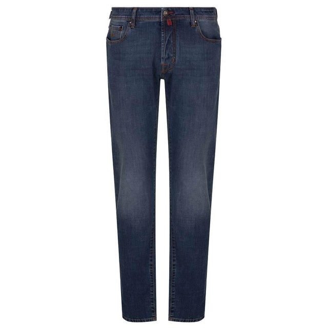 Jacob Cohen Blue Cotton Men's Slim Fit Jean - Hilstor