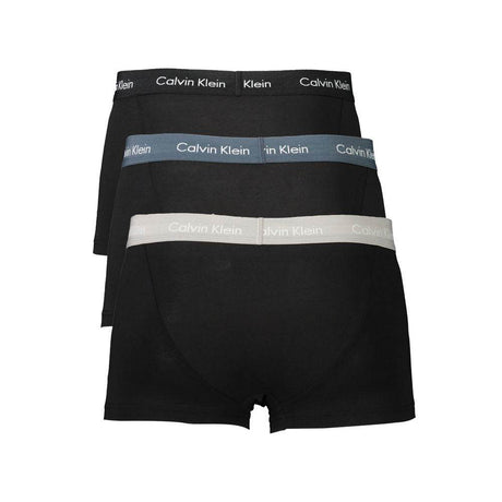 Calvin Klein Black Cotton Men Boxer Underwear Trio Pack - Hilstor