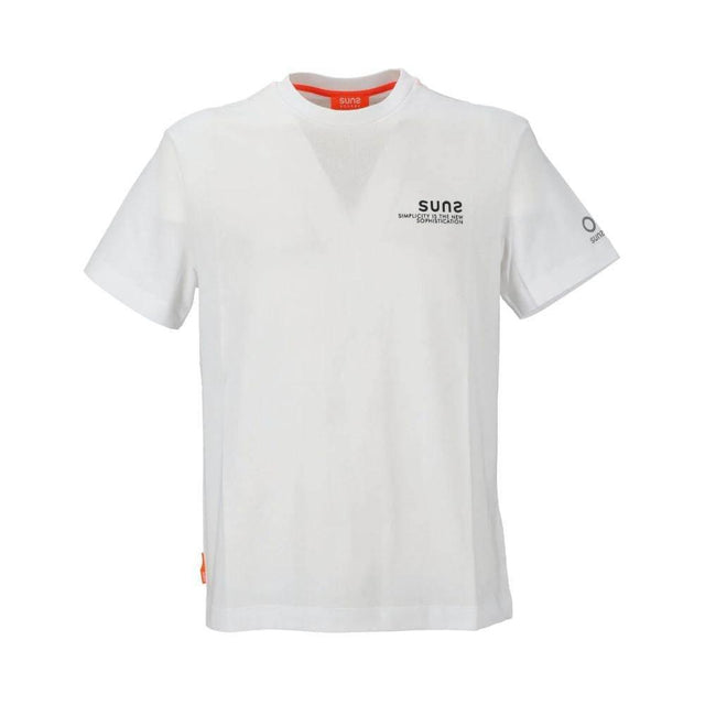 Suns White Cotton T-Shirt - Hilstor