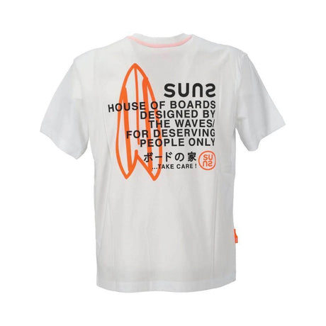 Suns White Cotton T-Shirt - Hilstor
