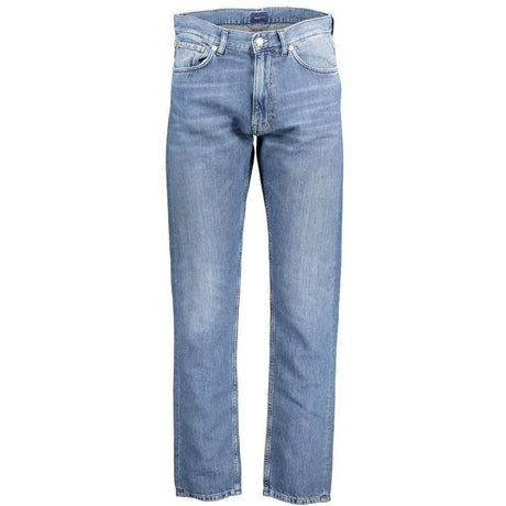 Gant Blue Cotton Mens Jeans - Hilstor