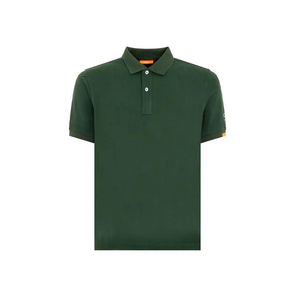 Suns Green Cotton Polo Shirt - Hilstor