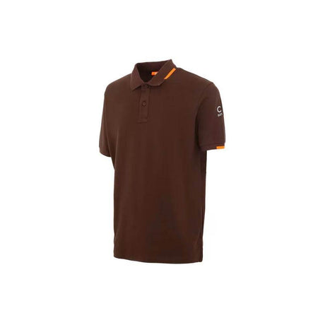Suns Brown Cotton Polo Shirt - Hilstor