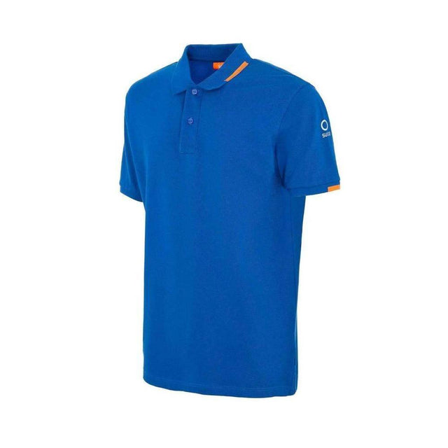 Suns Blue Cotton Polo Shirt - Hilstor