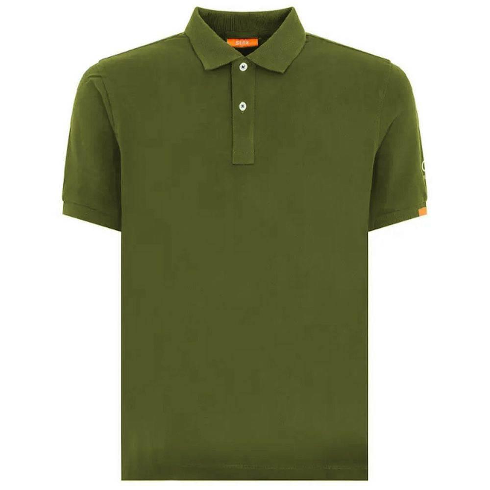 Suns Green Cotton Polo Shirt - Hilstor