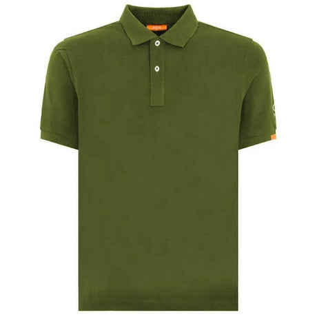 Suns Green Cotton Polo Shirt - Hilstor