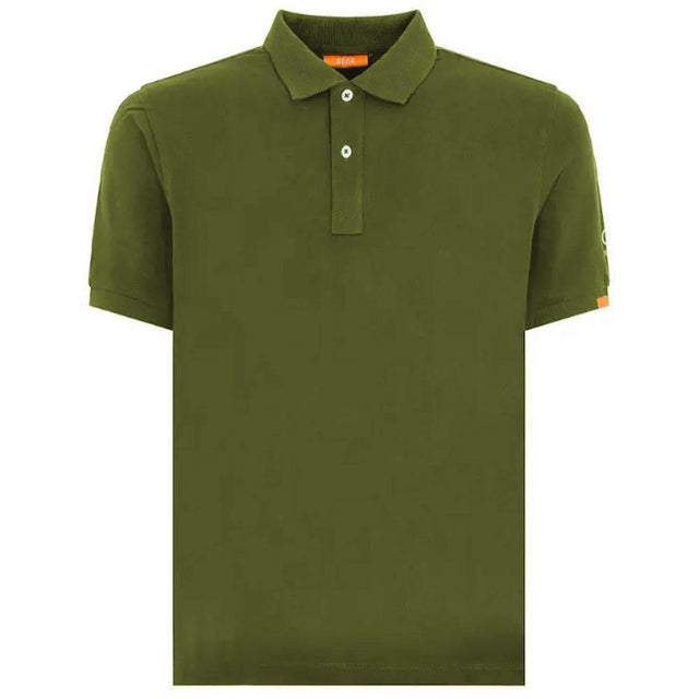 Suns Green Cotton Polo Shirt - Hilstor