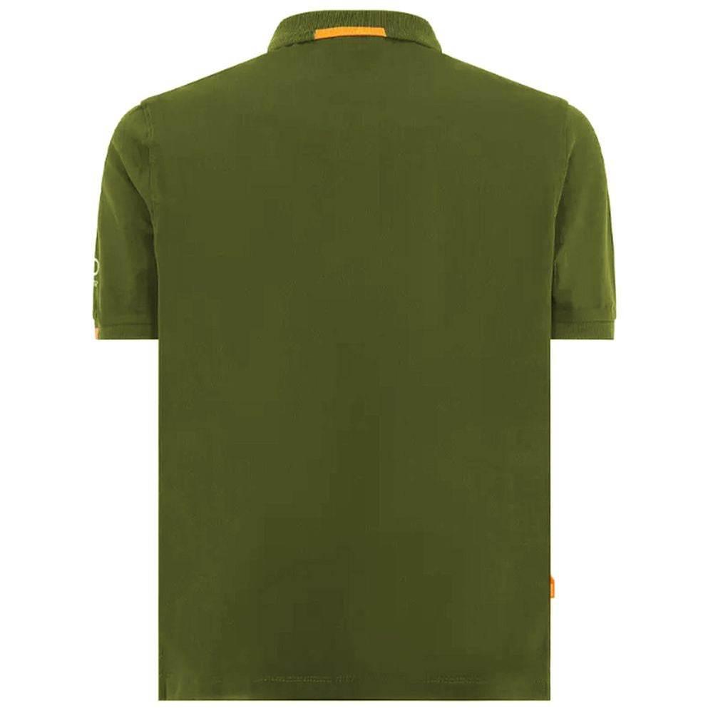 Suns Green Cotton Polo Shirt - Hilstor