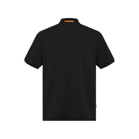 Suns Black Cotton Polo Shirt - Hilstor