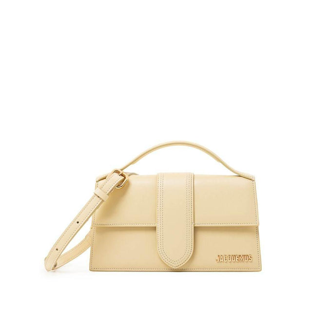 Jacquemus Yellow Leather Shoulder Bag - Hilstor
