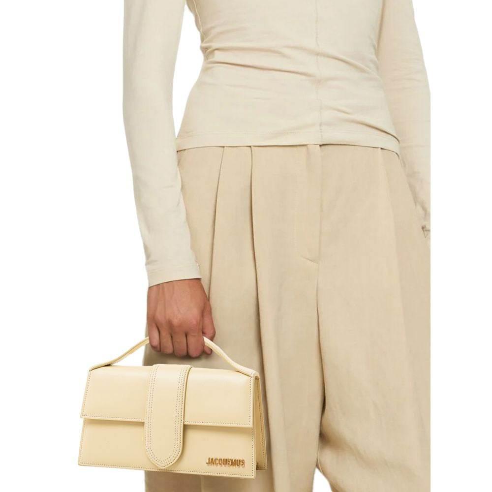 Jacquemus Yellow Leather Shoulder Bag - Hilstor