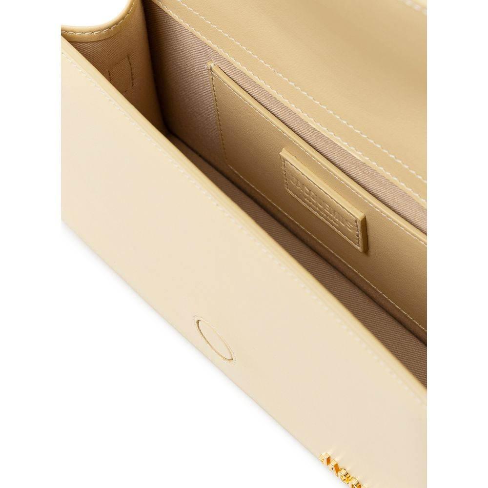Jacquemus Yellow Leather Shoulder Bag - Hilstor