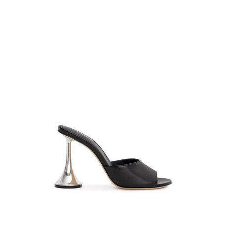 Coperni Black Leather Sandal - Hilstor