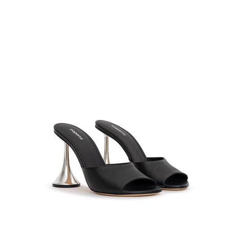Coperni Black Leather Sandal - Hilstor