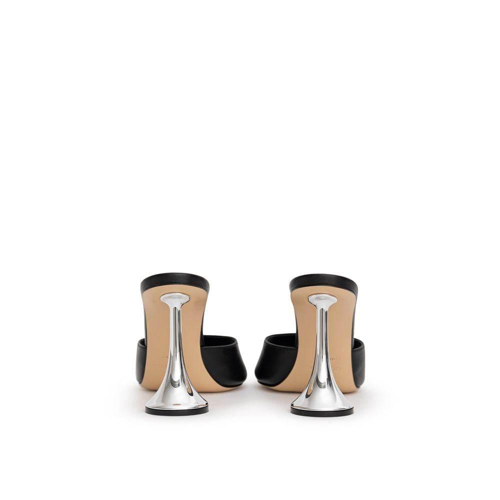 Coperni Black Leather Sandal - Hilstor