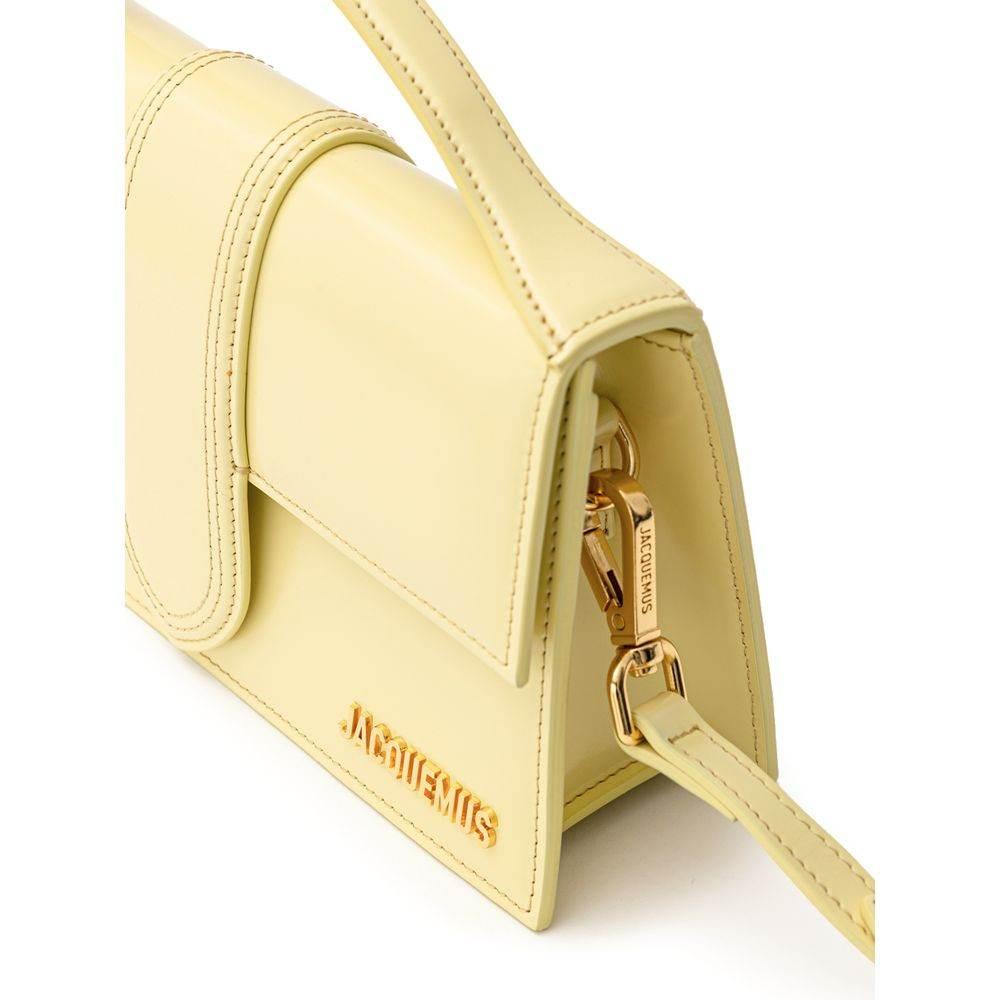 Jacquemus Yellow Leather Handbag - Hilstor