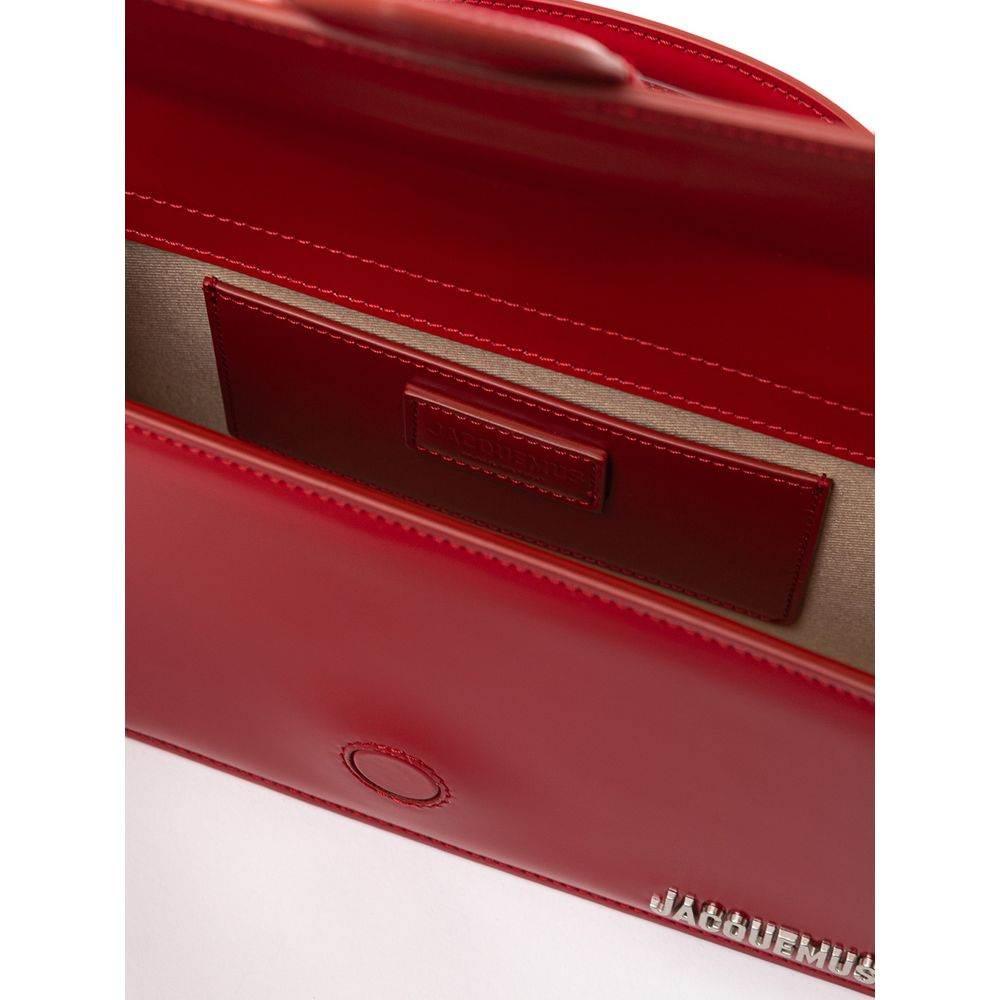 Jacquemus Red Leather Shoulder Bag - Hilstor