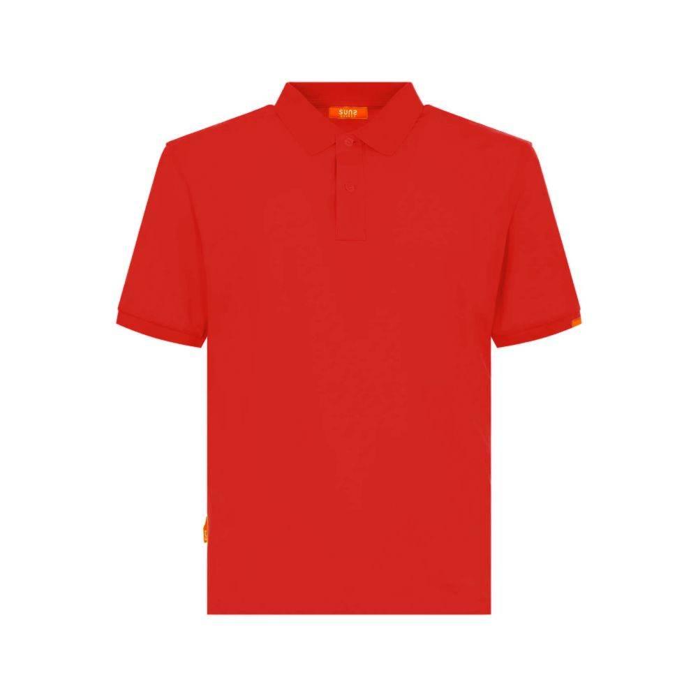 Suns Red Cotton Polo Shirt - Hilstor