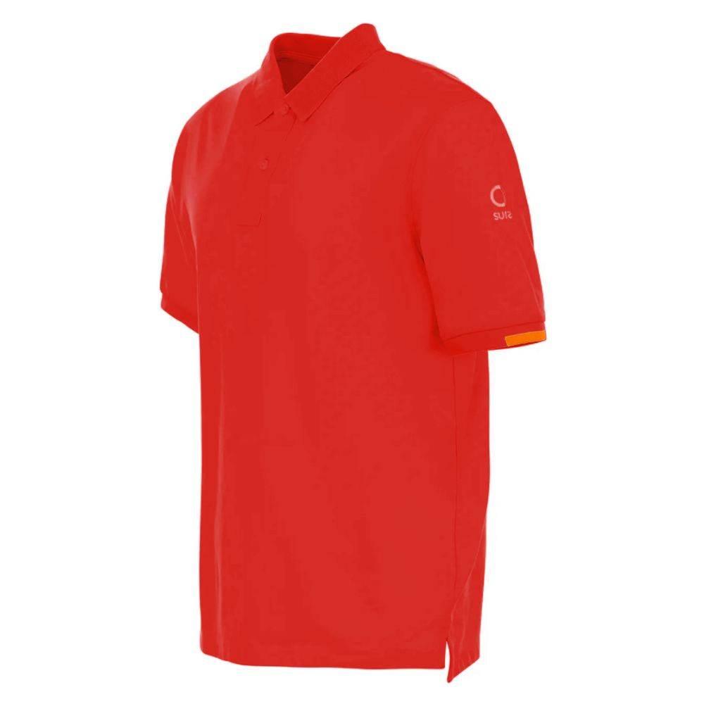 Suns Red Cotton Polo Shirt - Hilstor