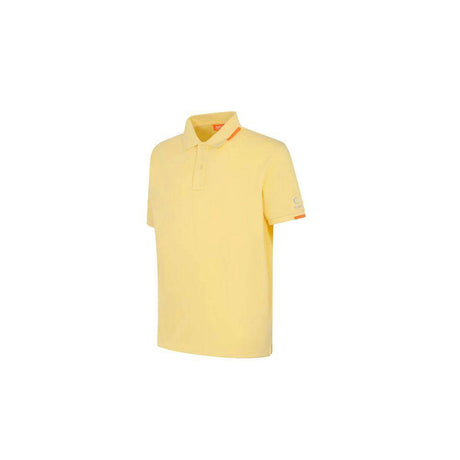 Suns Yellow Cotton Polo Shirt - Hilstor