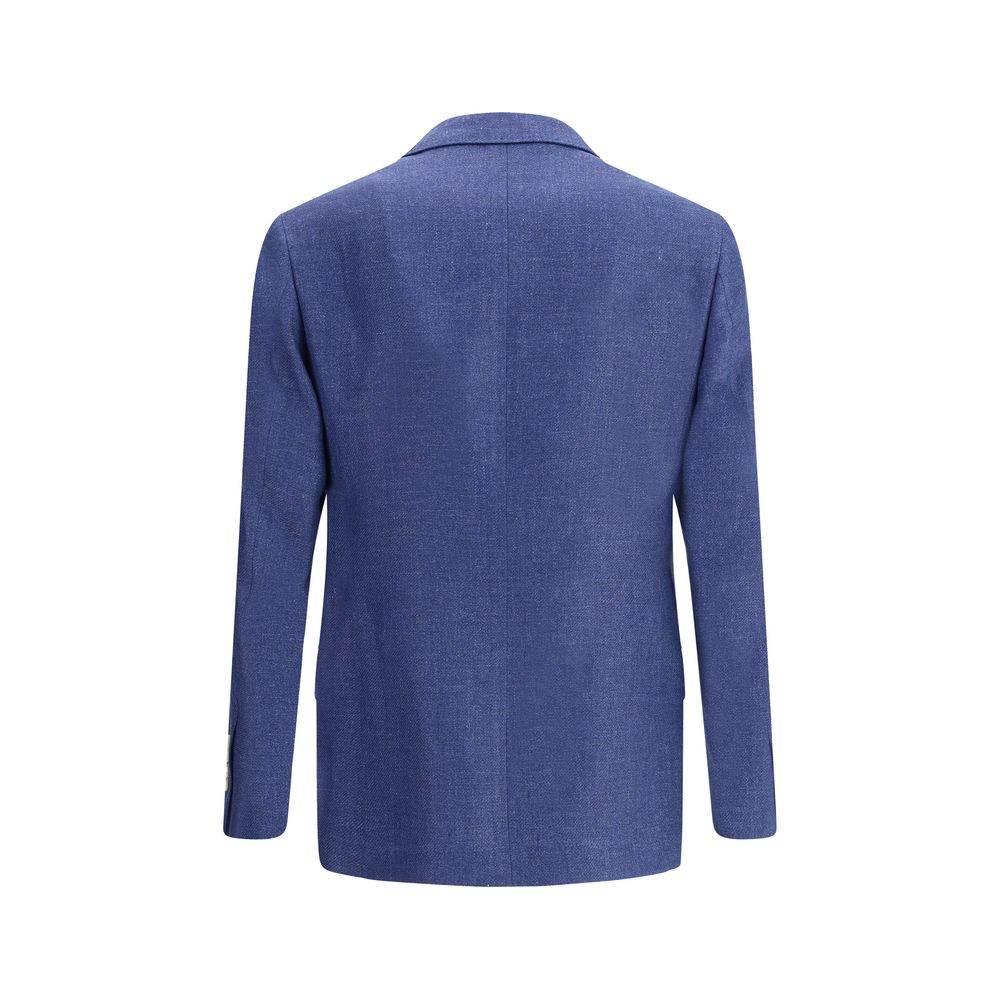 Brunello Cucinelli Linen Blazer Jacket - Hilstor