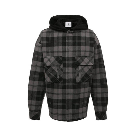 Diego Venturino Gray Cotton Jacket - Hilstor