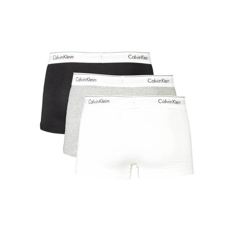 Calvin Klein Gray Cotton Men Trunk - Hilstor