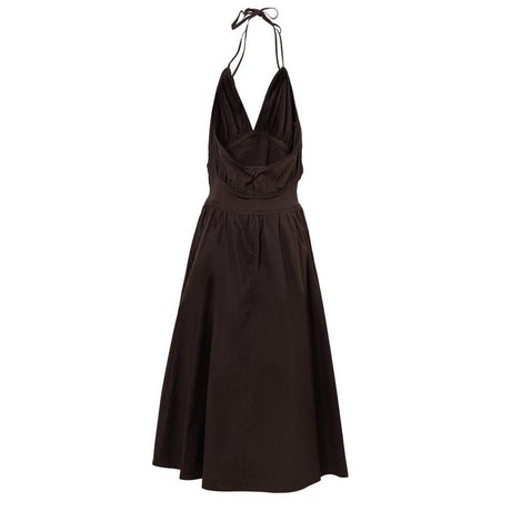 Bottega Veneta Brown Cotton Dress - Hilstor