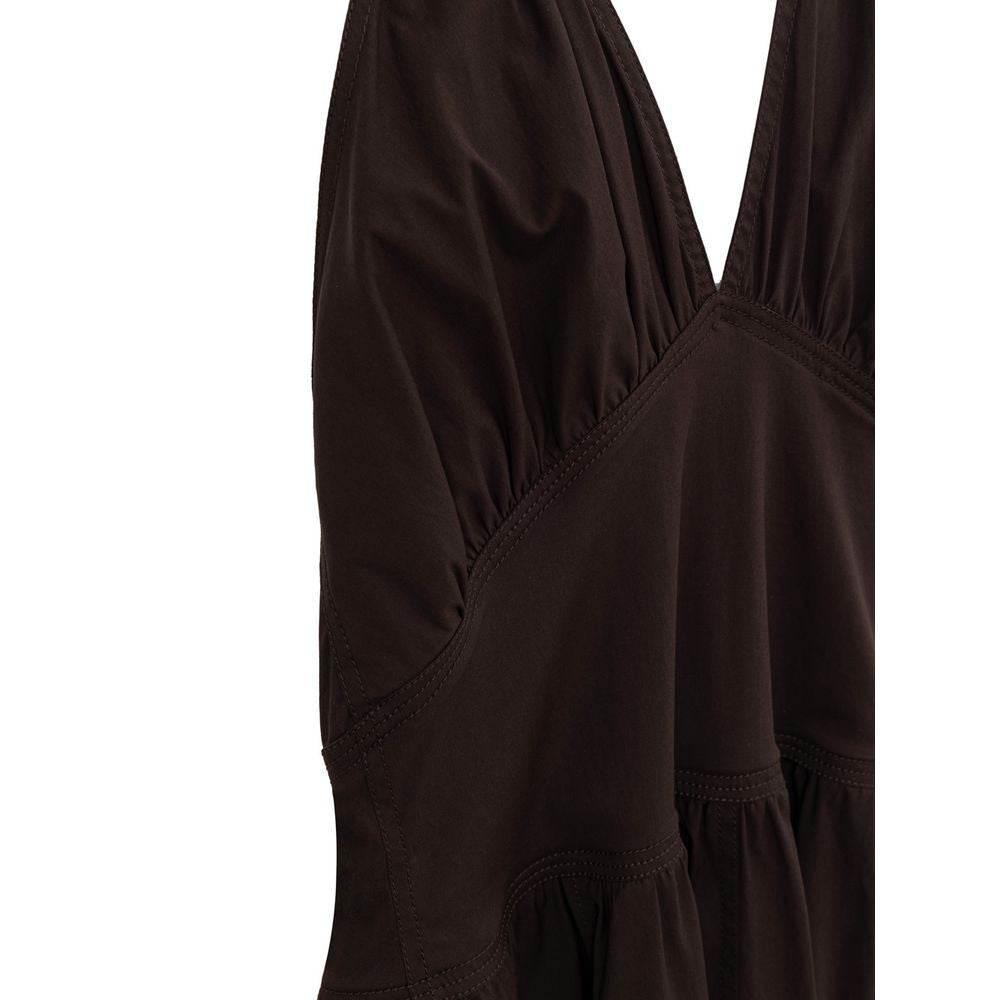 Bottega Veneta Brown Cotton Dress - Hilstor