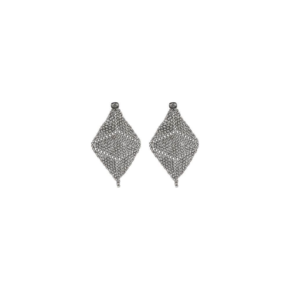 Brunello Cucinelli Sculptured Earrings - Hilstor