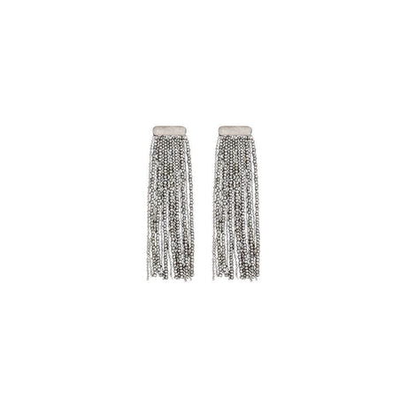 Brunello Cucinelli Glass and silver Earrings - Hilstor