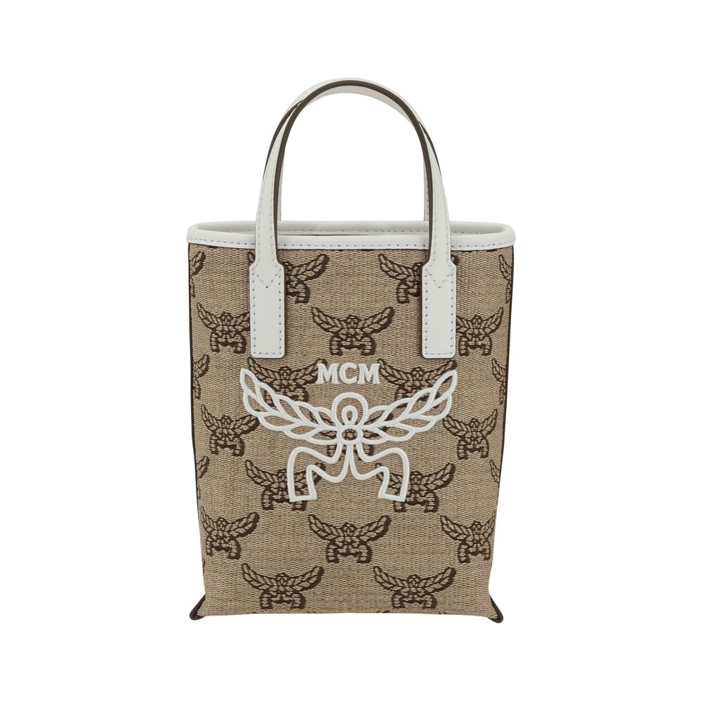 MCM Raffia mulepose