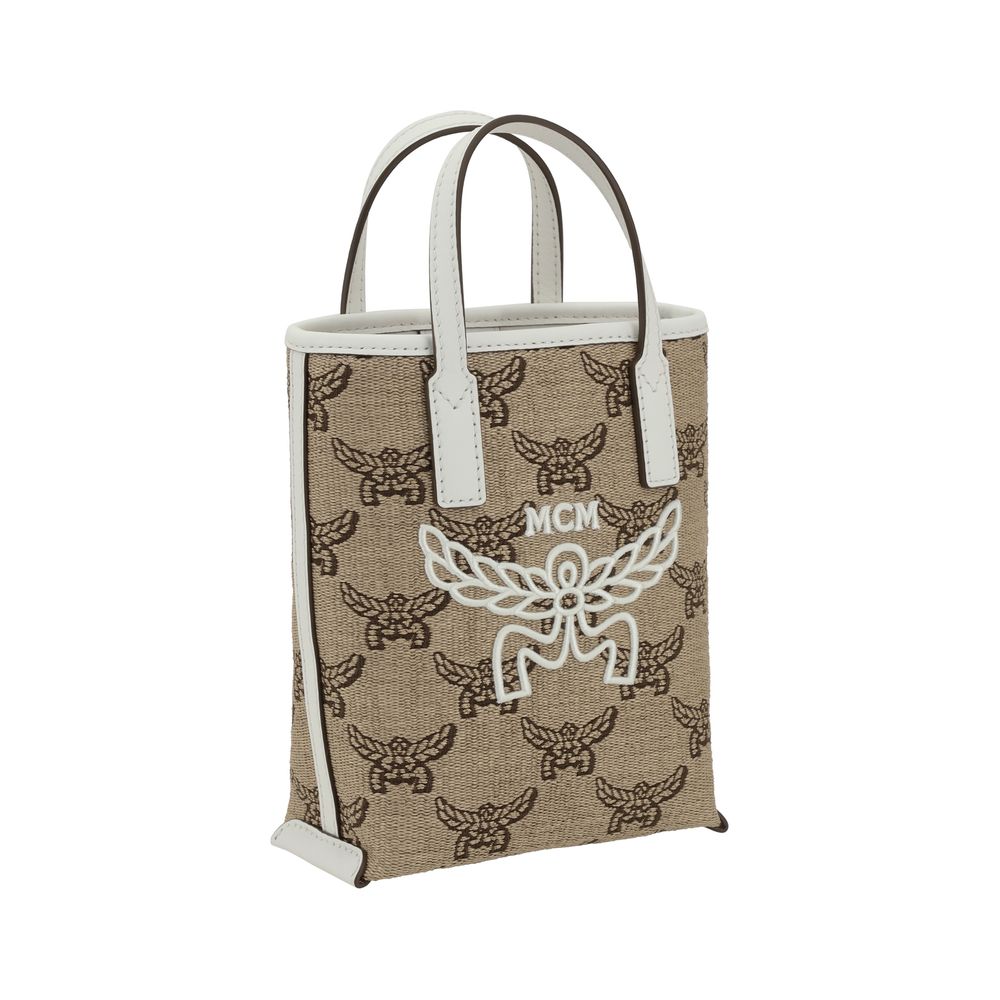 MCM Raffia mulepose