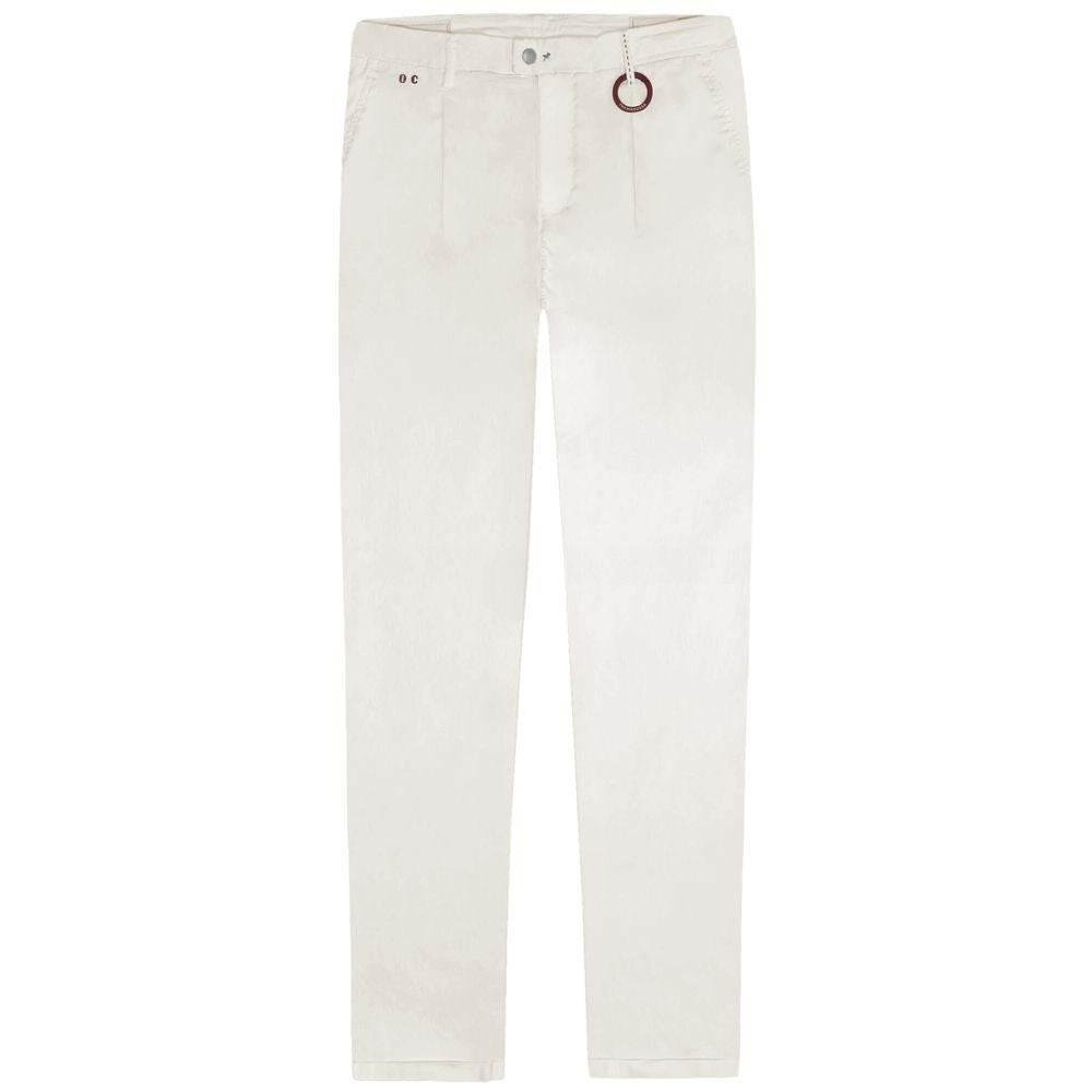 Tramarossa White Cotton Men Jeans - Hilstor