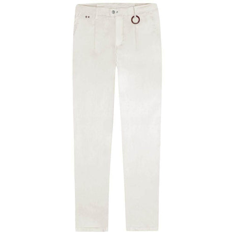 Tramarossa White Cotton Men Jeans - Hilstor