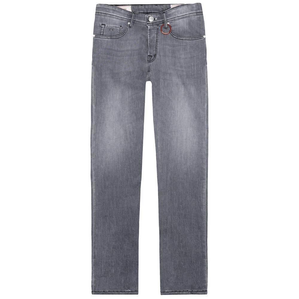Tramarossa Gray Cotton Men Jeans - Hilstor