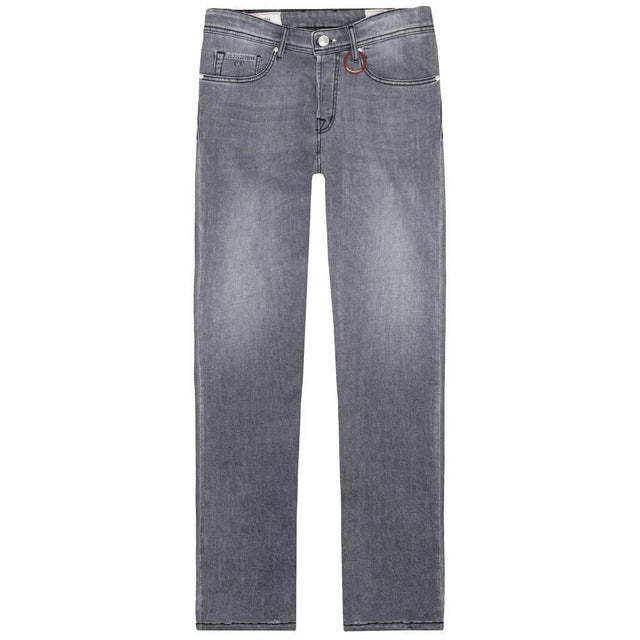 Tramarossa Gray Cotton Men Jeans - Hilstor